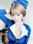 [Cosplay] 51酱 蓝色制服装 [35P3V-115MB]