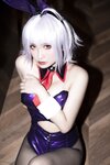[Cosplay] 洛璃LoLiSAMA FGO 黑贞兔子 [42P1V-752MB]