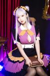 [Cosplay] 羽生三未 万圣黑丝女仆 [37P-1.56GB]