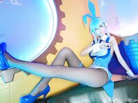 [Cosplay] Sama 零喵 - Casino Bunny Sinon (Sun God Ver.) 赌场兔女郎诗乃（太阳神版)