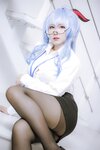[Cosplay] Nyako喵子 原神 甘雨OL [79P-589MB]