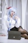 [Cosplay] Nyako喵子 原神 甘雨OL [79P-589MB]