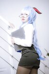 [Cosplay] Nyako喵子 原神 甘雨OL [79P-589MB]