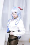 [Cosplay] Nyako喵子 原神 甘雨OL [79P-589MB]