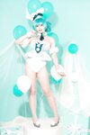 [Cosplay] Nyako喵子 初音白兔 [41P-323MB]