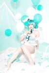 [Cosplay] Nyako喵子 初音白兔 [41P-323MB]