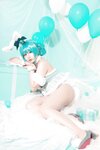 [Cosplay] Nyako喵子 初音白兔 [41P-323MB]
