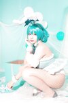 [Cosplay] Nyako喵子 初音白兔 [41P-323MB]