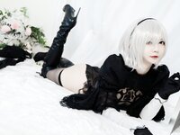 [Cosplay] 51酱 2B黑婚纱 [53P2V-485MB]