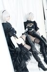 [Cosplay] 51酱 2B黑婚纱 [53P2V-485MB]