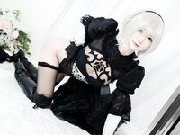 [Cosplay] 51酱 2B黑婚纱 [53P2V-485MB]