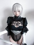 [Cosplay] 51酱 2B黑婚纱 [53P2V-485MB]