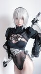 [Cosplay] 51酱 2B黑婚纱 [53P2V-485MB]
