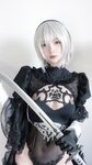 [Cosplay] 51酱 2B黑婚纱 [53P2V-485MB]