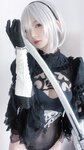 [Cosplay] 51酱 2B黑婚纱 [53P2V-485MB]