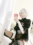 [Cosplay] 51酱 2B黑婚纱 [53P2V-485MB]