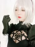[Cosplay] 51酱 2B黑婚纱 [53P2V-485MB]
