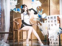 [Cosplay] 羽生三未 瓶儿 青花瓷旗袍 [25P-307MB]