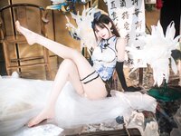 [Cosplay] 羽生三未 瓶儿 青花瓷旗袍 [25P-307MB]