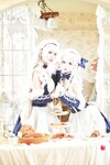 [Cosplay] 源纱希喵喵喵 &犹大Yuta 大小双人贝尔法斯特 [28P-219MB]