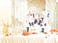 [Cosplay] 源纱希喵喵喵 &犹大Yuta 大小双人贝尔法斯特 [28P-219MB]