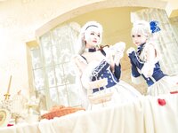 [Cosplay] 源纱希喵喵喵 &犹大Yuta 大小双人贝尔法斯特 [28P-219MB]