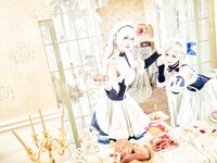 [Cosplay] 源纱希喵喵喵 &犹大Yuta 大小双人贝尔法斯特 [28P-219MB]