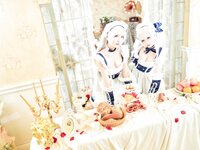 [Cosplay] 源纱希喵喵喵 &犹大Yuta 大小双人贝尔法斯特 [28P-219MB]