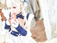 [Cosplay] 源纱希喵喵喵 &犹大Yuta 大小双人贝尔法斯特 [28P-219MB]