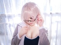 [Cosplay] 阿半今天很开心 FGO 玛修 同人体操服 [20P-162MB]