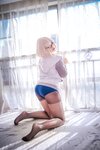 [Cosplay] 阿半今天很开心 FGO 玛修 同人体操服 [20P-162MB]
