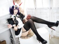 [Cosplay] 羽生三未 FGO 酒吞童子女仆 [20P-148MB]