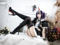 [Cosplay] 羽生三未 FGO 酒吞童子女仆 [20P-148MB]