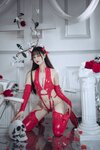 [Cosplay] 羽生三未 小恶魔 红色胶衣 [65P3V-1.05GB]