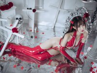 [Cosplay] 羽生三未 小恶魔 红色胶衣 [65P3V-1.05GB]