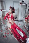 [Cosplay] 羽生三未 小恶魔 红色胶衣 [65P3V-1.05GB]