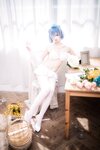 [Cosplay] 封疆疆v 蕾姆花嫁 [26P 119MB]