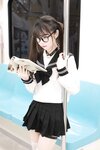 [Cosplay] 可可小白兔 電車上の女高中生