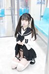[Cosplay] 可可小白兔 電車上の女高中生