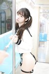 [Cosplay] 可可小白兔 電車上の女高中生