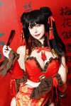 [Cosplay] 亚马逊鲶鱼 时崎狂三 旗袍 [25P1V-546MB]
