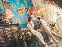 [Cosplay] 源纱希喵喵喵 君主旗袍 [16P-202M]