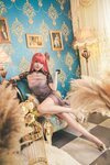 [Cosplay] 源纱希喵喵喵 君主旗袍 [16P-202M]