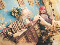 [Cosplay] 源纱希喵喵喵 君主旗袍 [16P-202M]