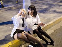 [Cosplay] 皮皮奶可可爱了啦 &穆零Mu0 百合OL [51P-668MB]