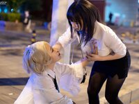 [Cosplay] 皮皮奶可可爱了啦 &穆零Mu0 百合OL [51P-668MB]