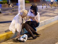 [Cosplay] 皮皮奶可可爱了啦 &穆零Mu0 百合OL [51P-668MB]