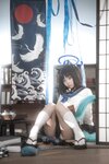 [Cosplay] 矢量鱼 蔚蓝档案 桐生桔梗 [28P-357MB]