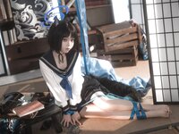 [Cosplay] 矢量鱼 蔚蓝档案 桐生桔梗 [28P-357MB]