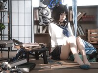 [Cosplay] 矢量鱼 蔚蓝档案 桐生桔梗 [28P-357MB]